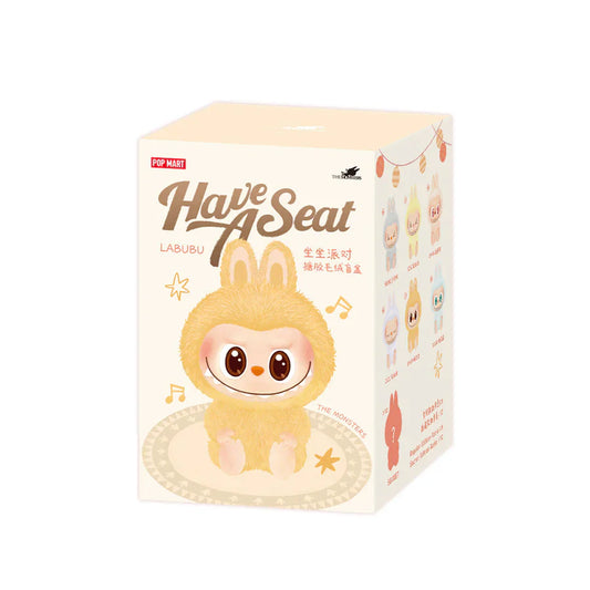 POP MART Labubu The Monsters Have a Seat Series Plush Pendant Blind Box x 1